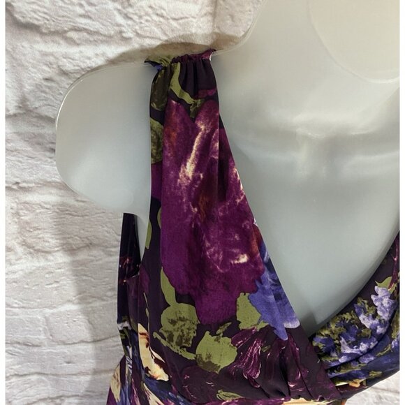 Ralph Lauren Dress 8 Floral Wrinkle Free Packable Travel Feminine Stretch 43 - Picture 4 of 9